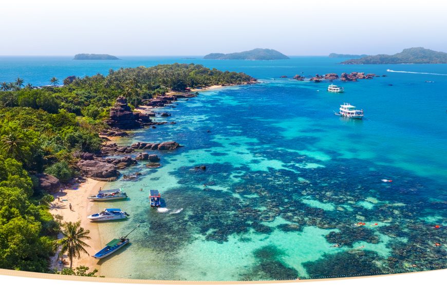 Sunset And Night  Squid Fishing